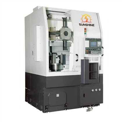 さまざまなねじを回すためのCNC垂直旋盤